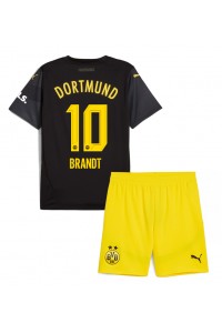 Fotbalové Dres Borussia Dortmund Julian Brandt #10 Dětské Venkovní Oblečení 2024-25 Krátký Rukáv (+ trenýrky)